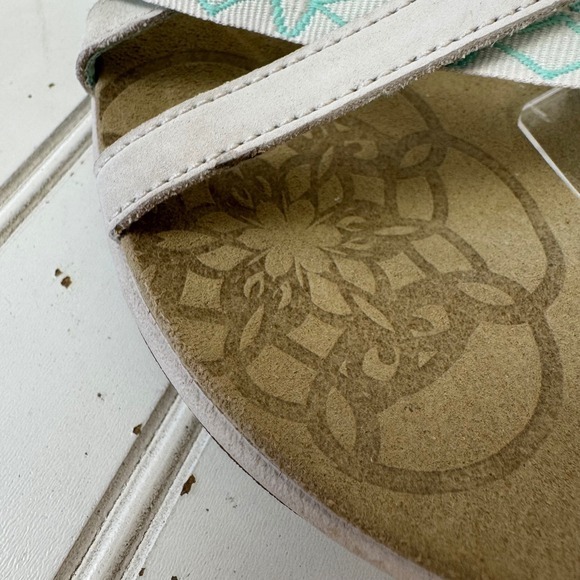 Merrell‎ Jacardia Sandal Women's 9 Ivory Q form Air Cushion Buckle Strappy READ - Picture 12 of 12